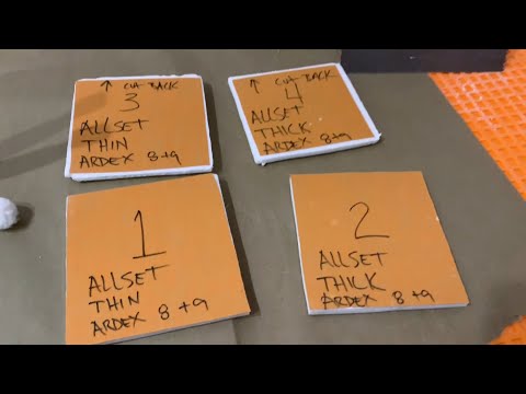 Schluter ALL-SET and ARDEX 8+9 Waterproofing TEST- ***COMMUNITY SUBMITTAL***