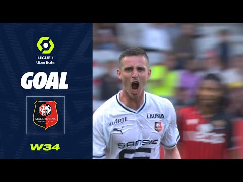 Goal Benjamin BOURIGEAUD (78' - SRFC) OGC NICE - STADE RENNAIS FC (2-1) 22/23