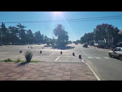 Instalaron semáforos en el centro de Toay