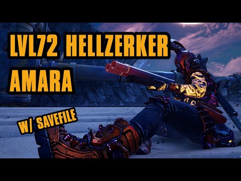 BL3 Build: Hellzerker Amara! The Ultimate Endgame gun build + Save File