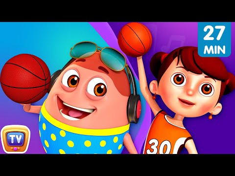 Learn Colors with Basketball + More ChuChu TV Funzone Games For Kids