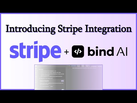 Introducing Stripe Integration to the Bind AI IDE