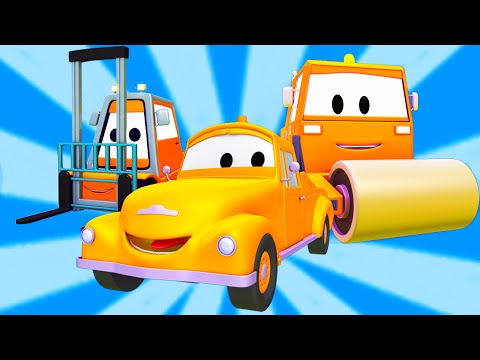 Tom der Abschleppwagen und freunde, Dampfwalzen, Gabelstapler, Krankenwagen in Car City | Lastwagen
