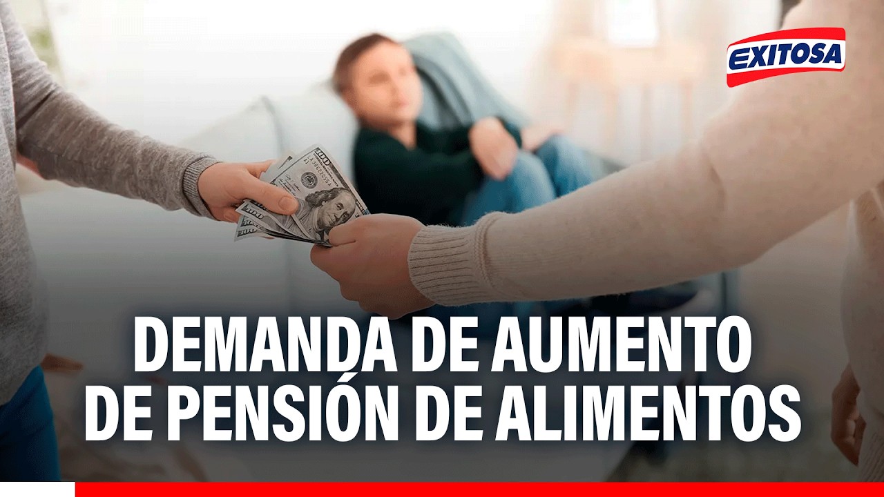 🔴🔵 Demanda de aumento de pensión de alimentos