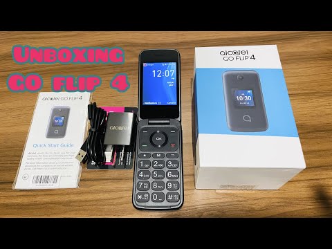 UNBOXING ALCATEL GO FLIP 4 FLIP PHONE & SIMPLE SET-UP TUTORIAL