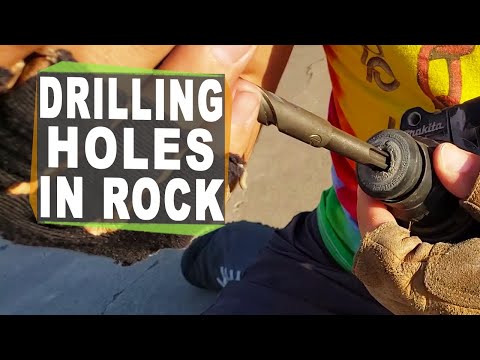 Bolting Bible - How to drill holes in rocks for climbing and highlining bolts