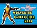 Finger Family Superheroes Dancing Wolverine 3D Funny Animation For Kids Finger Family Channel