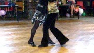 Lizelot de Stigter and Mirjam Diedrich, milonga demonstration, Scala