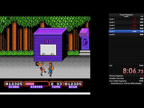 Target: Renegade NES Any% Speedrun in 11:47