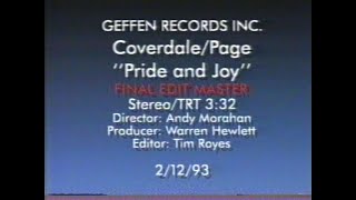 Coverdale / Page 1993 - Pride And Joy