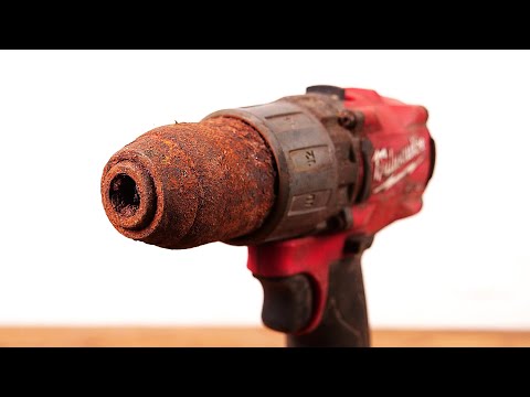 Restoration of Rusty Cordless Drill