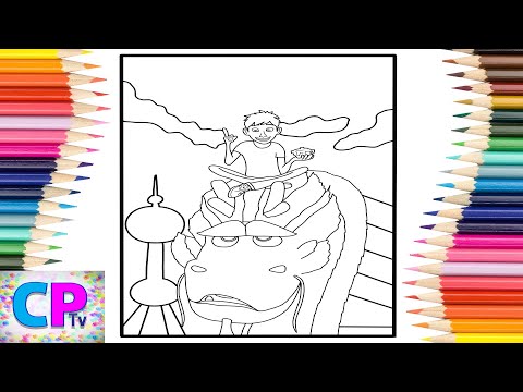 Wish Dragon Coloring Pages/Din From Wish Dragon Coloring/Elektronomia - Sky High [NCS Release]