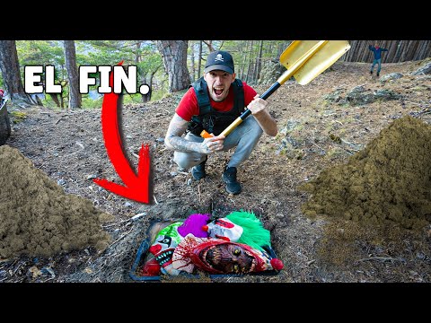 Enterré TODAS las cabezas de payasos EL FIN DE UNA ERA !! Makiman