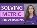 Metric Conversions Made Easy How Solve In Metric Conversions W Dimensional Analysis Vid 1