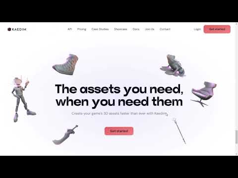 Kaedim: Game-ready on-demand 3D assets & models 🤖 AI-review