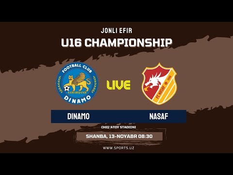 LIVE.  DINAMO vs NASAF. U16 CHEMPIONATI