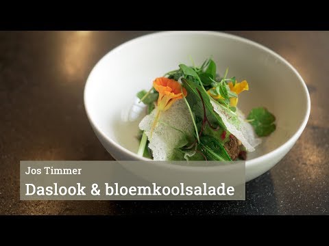 Bloemkool & daslook van Restaurant De Kas