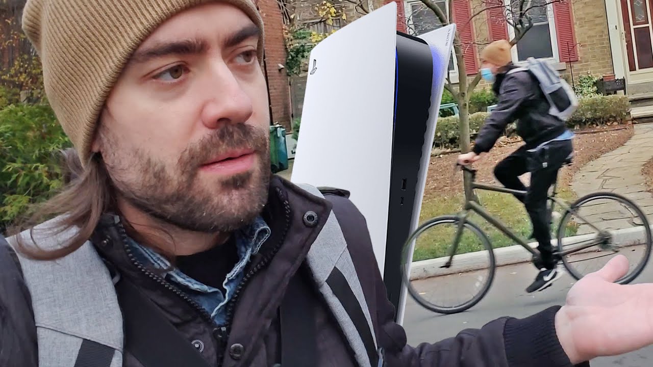 Buscando o PLAYSTATION 5 de BIKE! 🚲