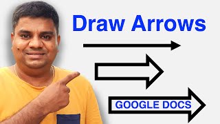 How to DRAW AN ARROW On Google Docs | Shapes in Google Docs