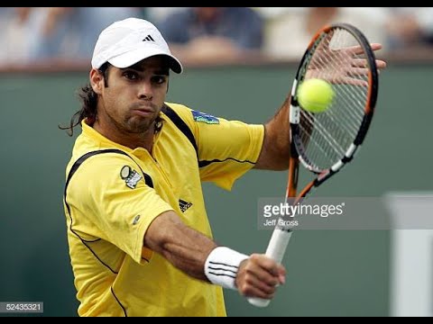 Fernando González vs Andy Roddick - Indian Wells 2005 R4 Highlights