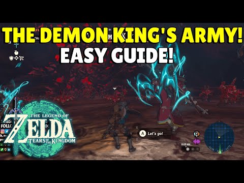 Zelda Tears Of The Kingdom | The Demon King Army Boss Fight Guide | EASY | No Commentary!