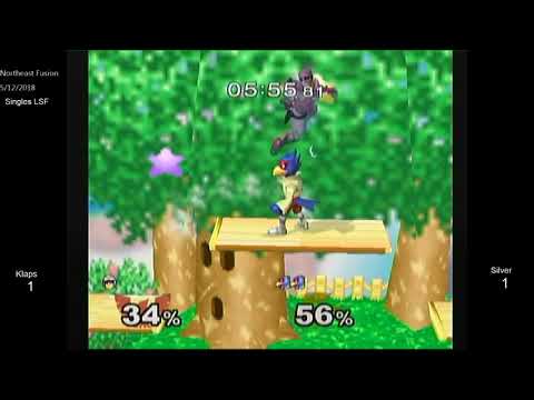 Northeast Fusion SSBM - Klaps (C. Falcon) vs. GVS | Silver Alloy (Falco) - Melee LSF
