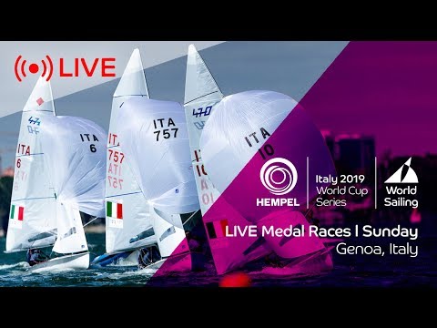 LIVE | Medal Races | Hempel World Cup Series Genoa 2019 | Sunday 21st April