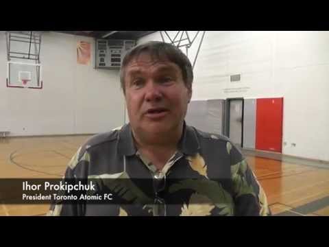Interwiev after game with president Ihor Prokipchuk