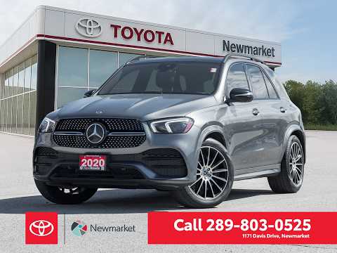 2020 Mercedes-Benz GLE 450 4MATIC SUV in Gray for sale at Newmarket Toyota in Newmarket, ON