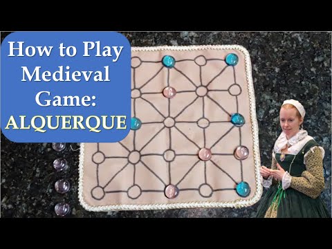 ALQUERQUE - How to Play this Medieval Board Game
