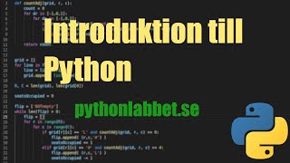 Programmera i Python | Grundkursen på pythonlabbet.se