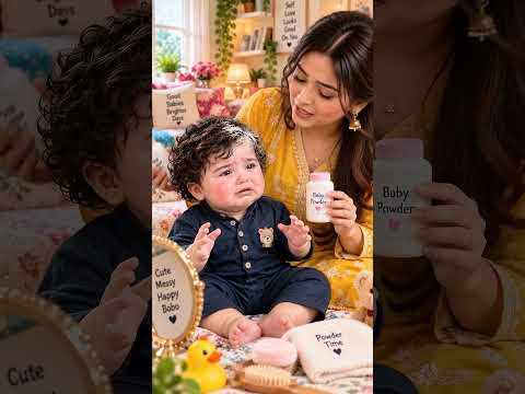 POLDer NAHIII!” 😭😂 Bobo Gets COVERED in Powder! #ytshorts #funnybaby