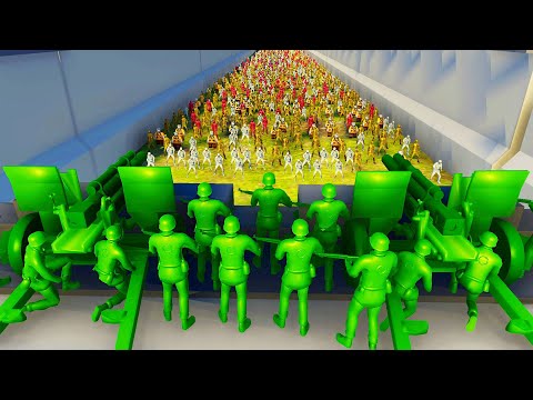 Army Men Military FORTRESS Under Siege by ZOMBIE ARMY?! - Attack on Toys