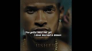 Usher - Confessions &quot;Part II&quot; (Remix) Lyrics Video)