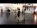 Brandon Chang taking Dani Solano's class at Dance Attack