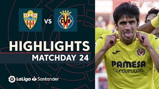 Videoresumen del Almería - Villarreal