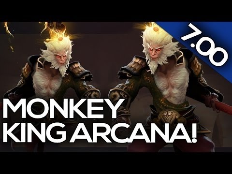 7.00 PATCH UPDATE Dota 2 - MONKEY KING ARCANA!