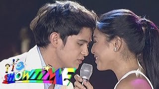It&#39;s Showtime: James, Nadine sing &quot;On The Wings Of Love&quot; on &#39;Showtime Kapamilya Day&#39;