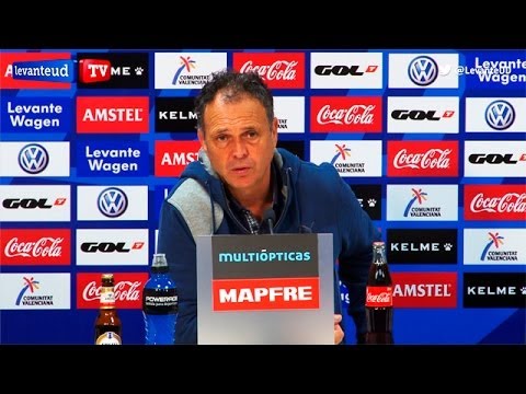 Rueda de prensa de Joaquín Caparrós