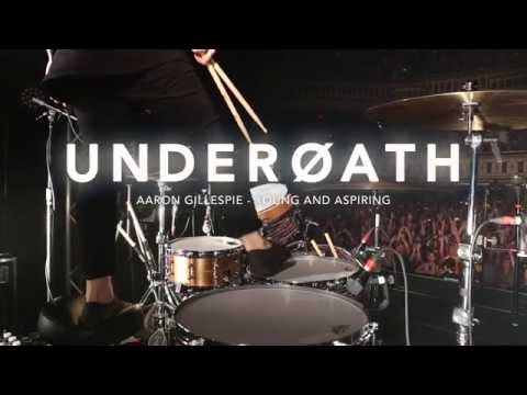 Underoath - Young and Aspiring [Aaron Gillespie] Drum Video Live [HD]