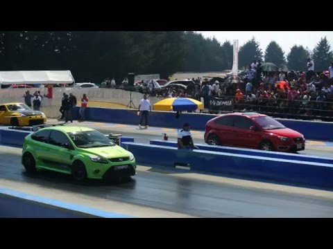 Focus RS Mk2 vs Focus ST Mk2 Pozas. Arrancones Pegaso, febrero 21 2016