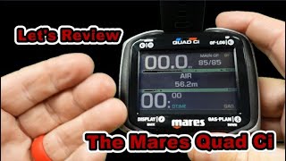 Mares Quad Ci Dive Computer Review