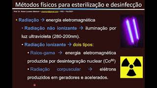 Controle de Micro organismos por agentes Físicos e Químicos