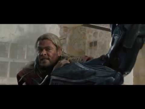 Thor and Vision vs Ultron   Avengers Age of Ultron   Movie Clip HD 1080p