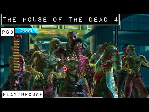 The House of the Dead 4 - PS3 Playthrough - with PS Move Sharp Shooter Controller