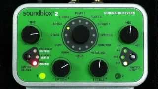Video thumbnail for Reverb Bass Pedal Demo - Soundblox 2 Dimension Reverb by sourceaudioeffects