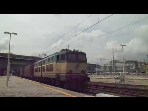 E655.419 sul MRS 57362 Maddaloni Marcianise - Bologna Interporto, in transito a Roma Tiburtina