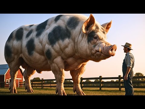 Estos CERDOS Son Verdaderos GIGANTES: MIRA por qué