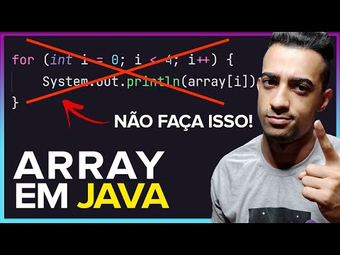 Como criar Arrays (vetores)  - Curso Java Estruturado Aula 13 (programação)