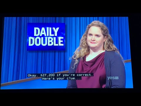 Double Jeopardy, Amy Bekkerman Day 2 - 3rd Daily Double (3/15/22)